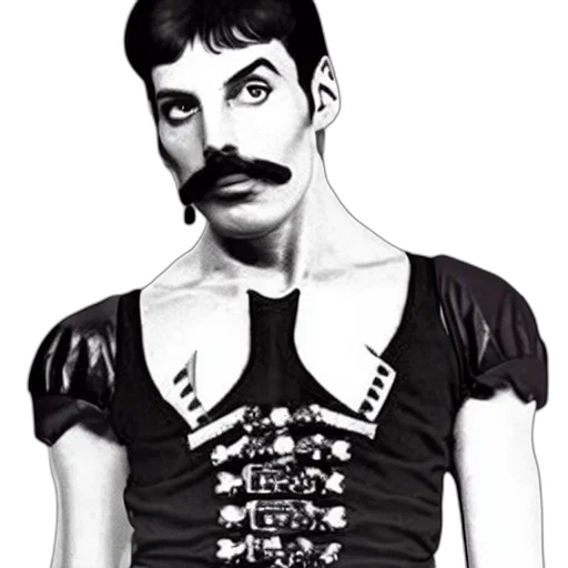 dress, face, mask, staff transparent PNG cut-out