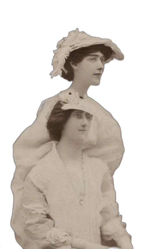 hat, dress, staff, face transparent PNG cut-out