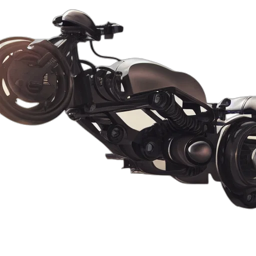 weapon, car, 3d render, concept art transparent PNG cut-out