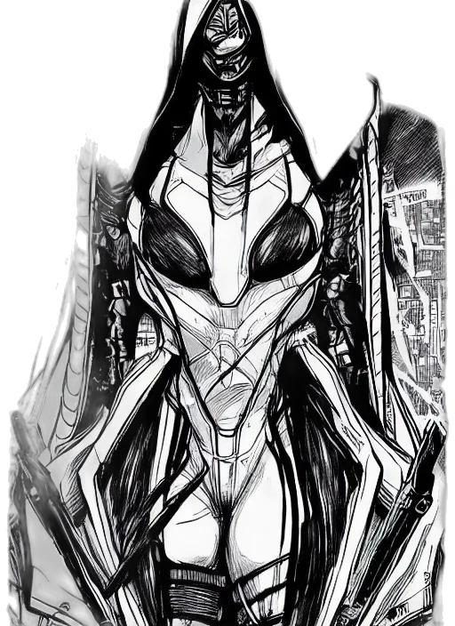 robot, creature, mask, dress transparent PNG cut-out