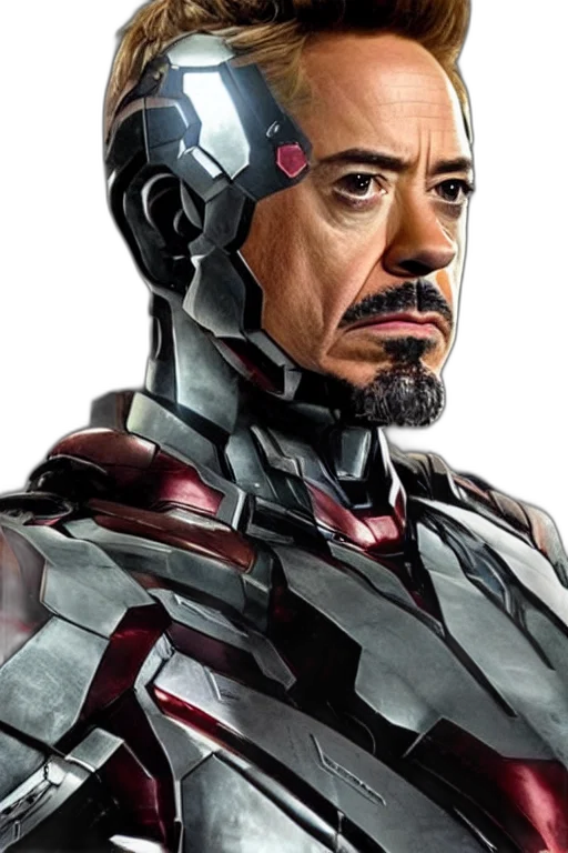 robot, face, comic book art, photorealistic transparent PNG cut-out