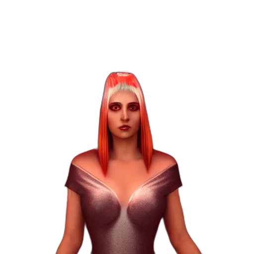 dress, creature, jewelry, mask transparent PNG cut-out