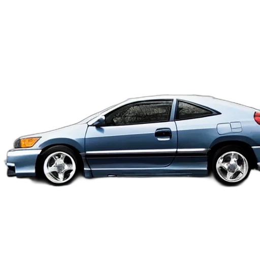 car, photorealistic, 3d render, walter transparent PNG cut-out
