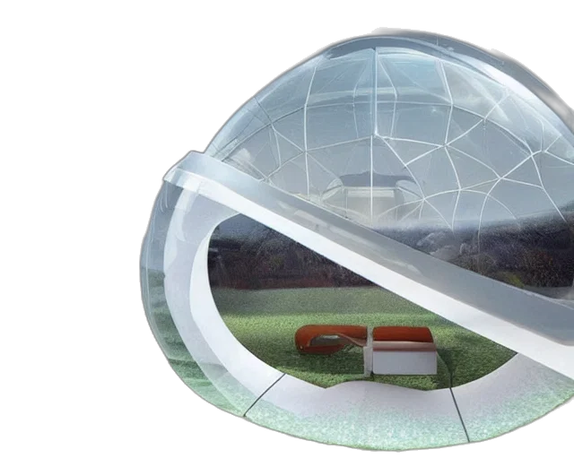 umbrella, furniture, 3d render, concept art transparent PNG cut-out