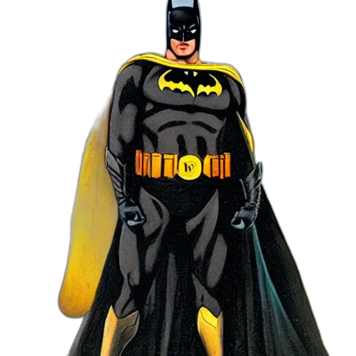 comic book art, concept art, 3d render, batman transparent PNG cut-out