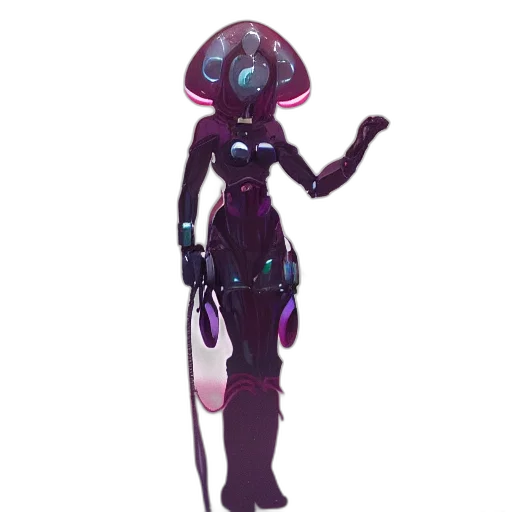 robot, staff, dress, creature transparent PNG cut-out