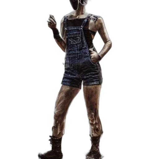 dress, robot, mask, concept art transparent PNG cut-out