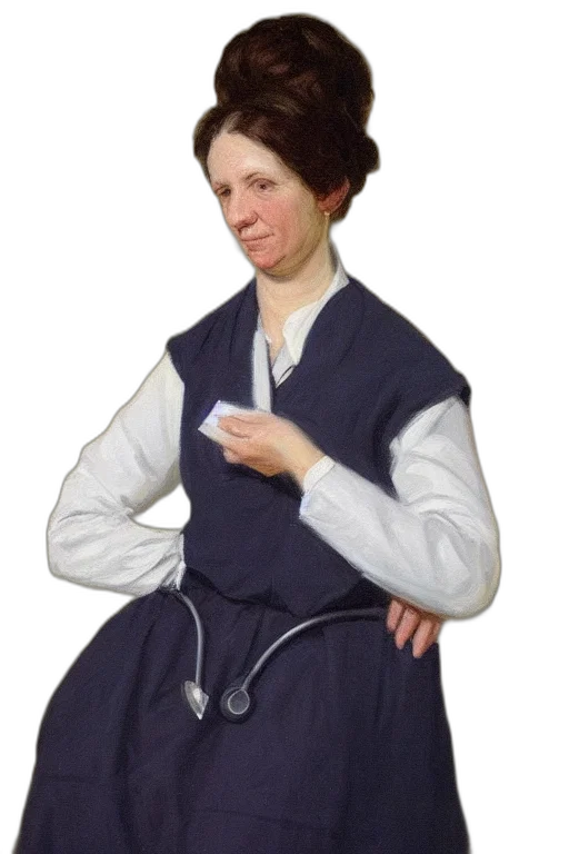 jacket, staff, dress, photorealistic transparent PNG cut-out