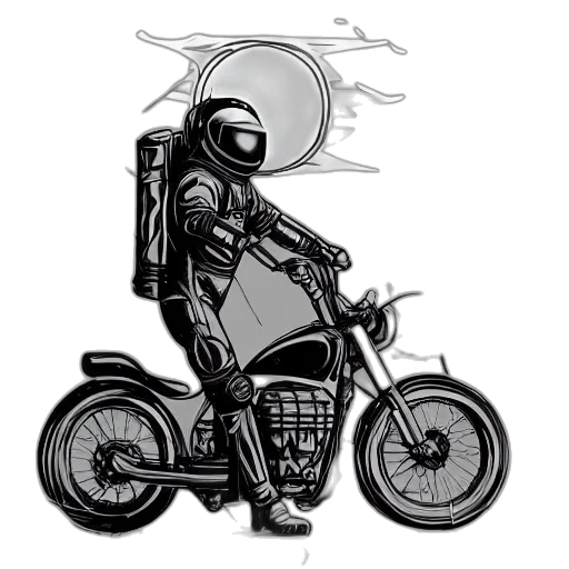 jacket, robot, comic book art, concept art transparent PNG cut-out