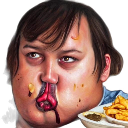 face, food, mask, creature transparent PNG cut-out
