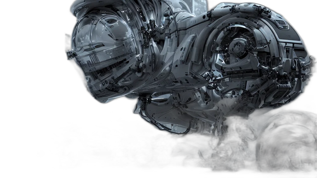robot, car, weapon, mask transparent PNG cut-out