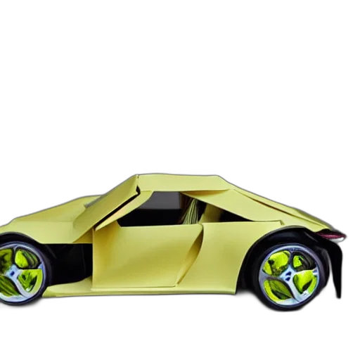 car, 3d render, concept art, photorealistic transparent PNG cut-out