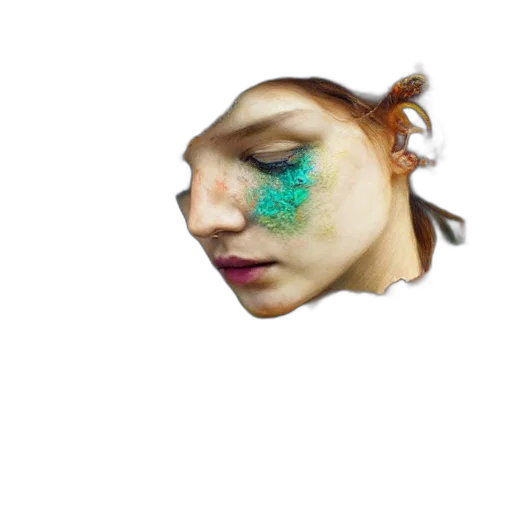 face, mask, creature, hat transparent PNG cut-out