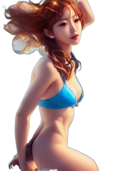 hat, dress, staff, jewelry transparent PNG cut-out
