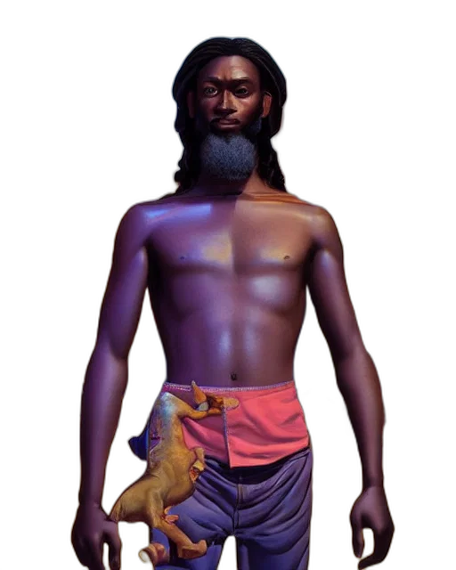 mask, staff, creature, animal transparent PNG cut-out