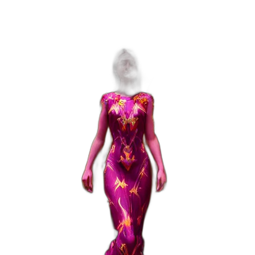 dress, jewelry, 3d render, concept art transparent PNG cut-out