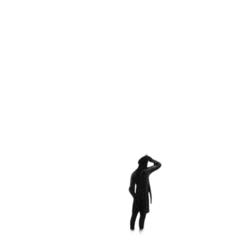 dress, staff, hat, creature transparent PNG cut-out