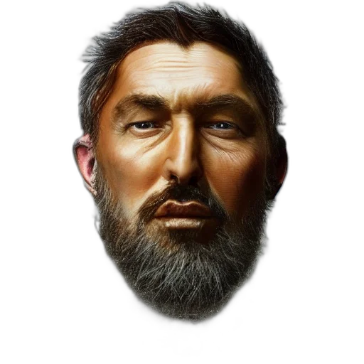 face, staff, mask, photorealistic transparent PNG cut-out