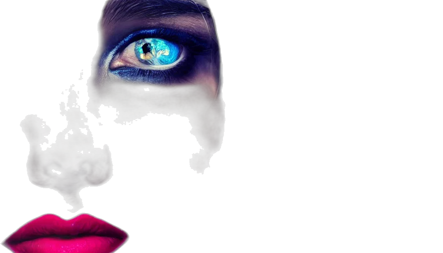 face, mask, photorealistic, 3d render transparent PNG cut-out