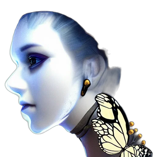 robot, jewelry, mask, face transparent PNG cut-out