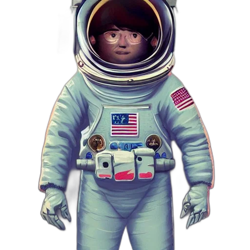 robot, face, staff, creature transparent PNG cut-out