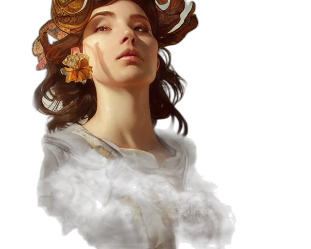crown, face, dress, hat transparent PNG cut-out