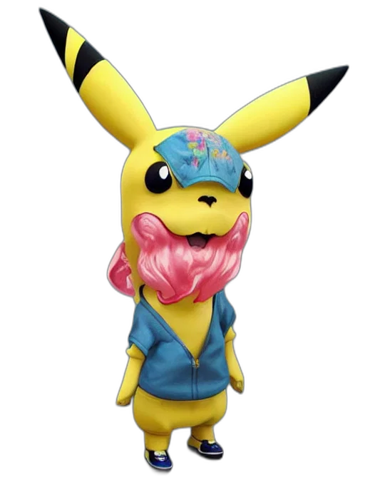 hat, staff, 3d render, concept art transparent PNG cut-out