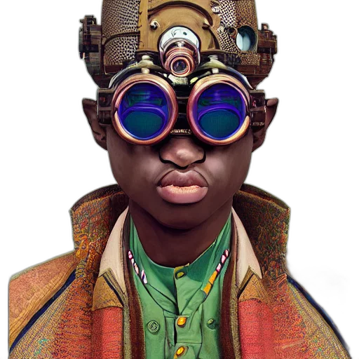 face, mask, crown, jacket transparent PNG cut-out