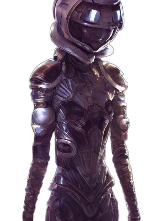 robot, dress, creature, staff transparent PNG cut-out