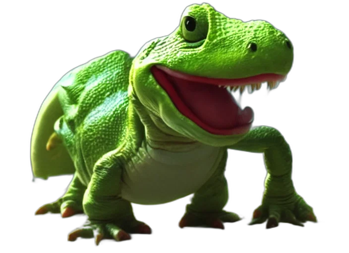 animal, dragon, creature, face transparent PNG cut-out