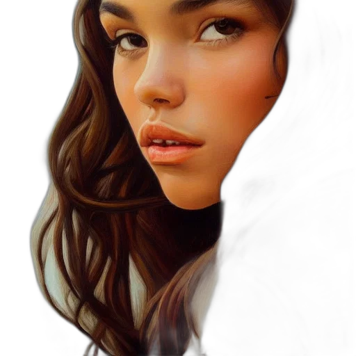 face, jewelry, hair, crown transparent PNG cut-out