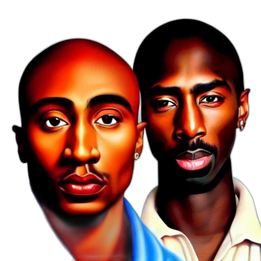 face, photorealistic, concept art, oil painting transparent PNG cut-out