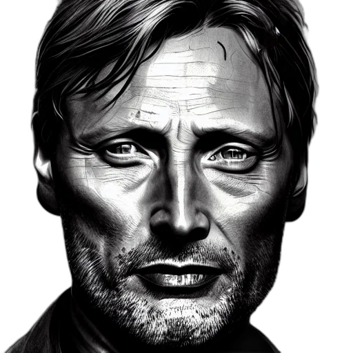 face, photorealistic, comic book art, cartoon transparent PNG cut-out