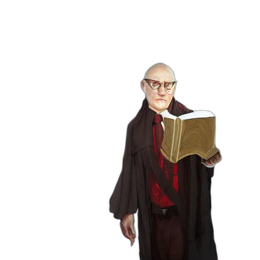 jacket, staff, dress, concept art transparent PNG cut-out