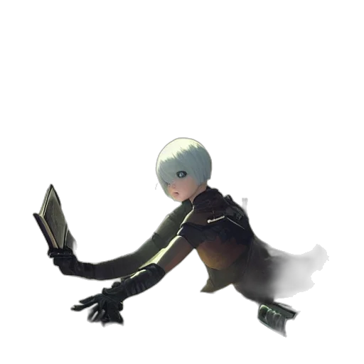 robot, staff, weapon, creature transparent PNG cut-out