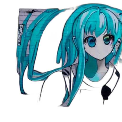 hair, staff, robot, face transparent PNG cut-out