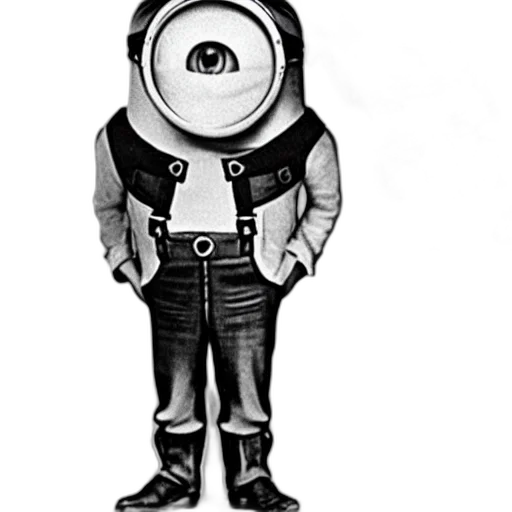 robot, staff, mask, jacket transparent PNG cut-out
