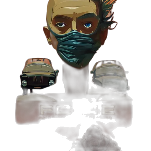 mask, face, car, creature transparent PNG cut-out