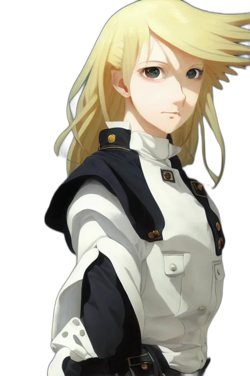 staff, face, crown, jacket transparent PNG cut-out