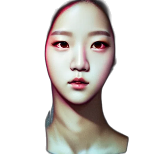 face, mask, robot, creature transparent PNG cut-out