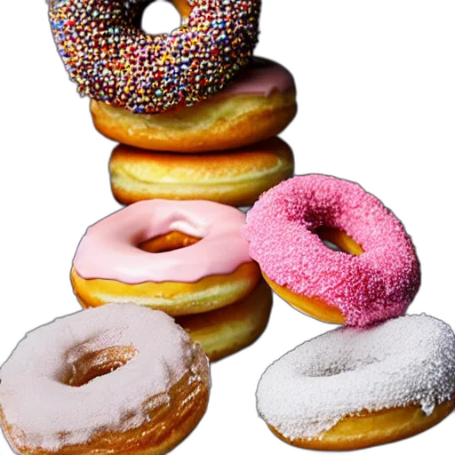 food, jewelry, 3d render, photorealistic transparent PNG cut-out