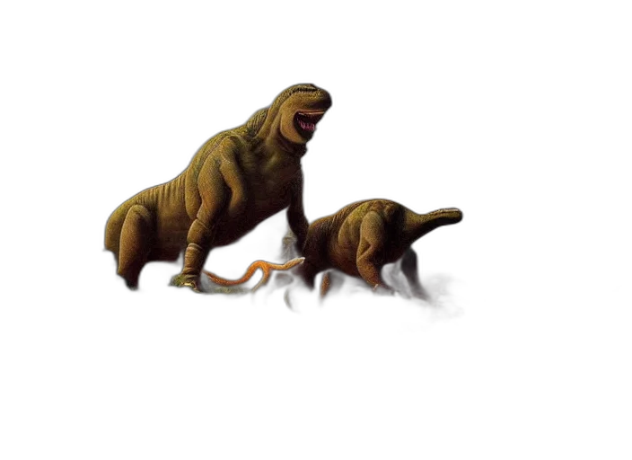 creature, animal, concept art, 3d render transparent PNG cut-out