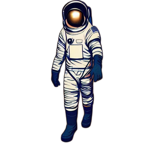 jacket, robot, mask, staff transparent PNG cut-out