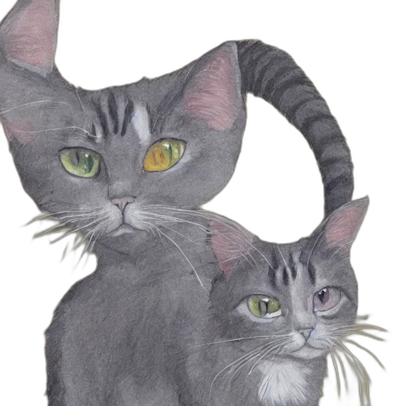 watercolor, photorealistic, pencil sketch, oil painting transparent PNG cut-out