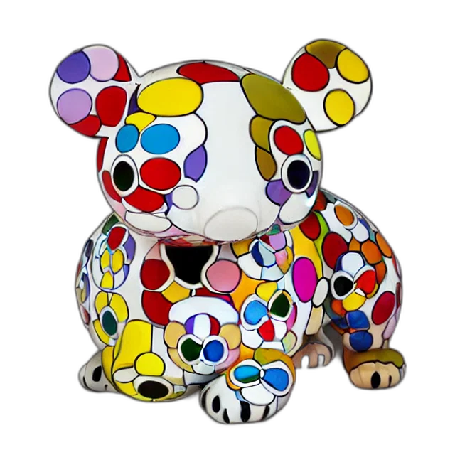 jewelry, 3d render, toy, dog transparent PNG cut-out