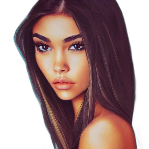 hair, face, jewelry, crown transparent PNG cut-out