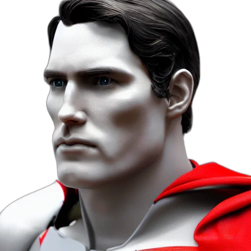 face, 3d render, photorealistic, comic book art transparent PNG cut-out