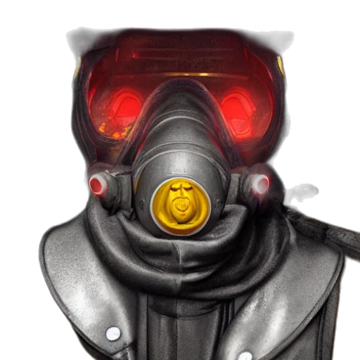 mask, robot, face, concept art transparent PNG cut-out