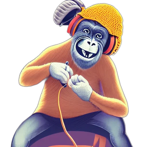 mask, animal, creature, staff transparent PNG cut-out