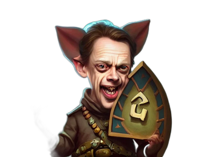 staff, face, mask, fantasy art transparent PNG cut-out